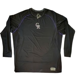 Nike Pro Combat Dri-Fit Colorado Rockies Shirt